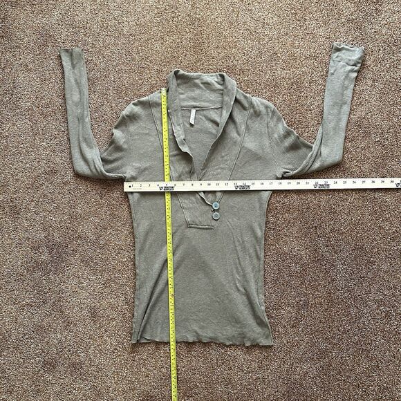 Old Navy Sweater Women’s Lg Long Sleeve Cowl Neck Long Line Brown  Grunge - Picture 7 of 7